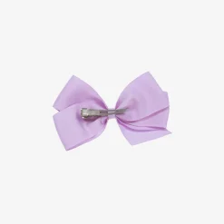 Peach Ribbons Lilac Bow Hair Clip (12cm) Best