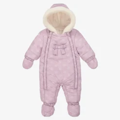 Mayoral Lilac Purple Padded Baby Snowsuit New