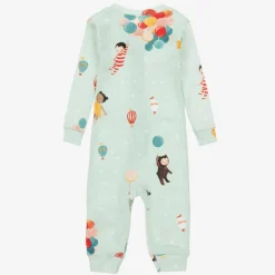 Books to Bed Mint Green Cotton Babysuit & Book Set Outlet