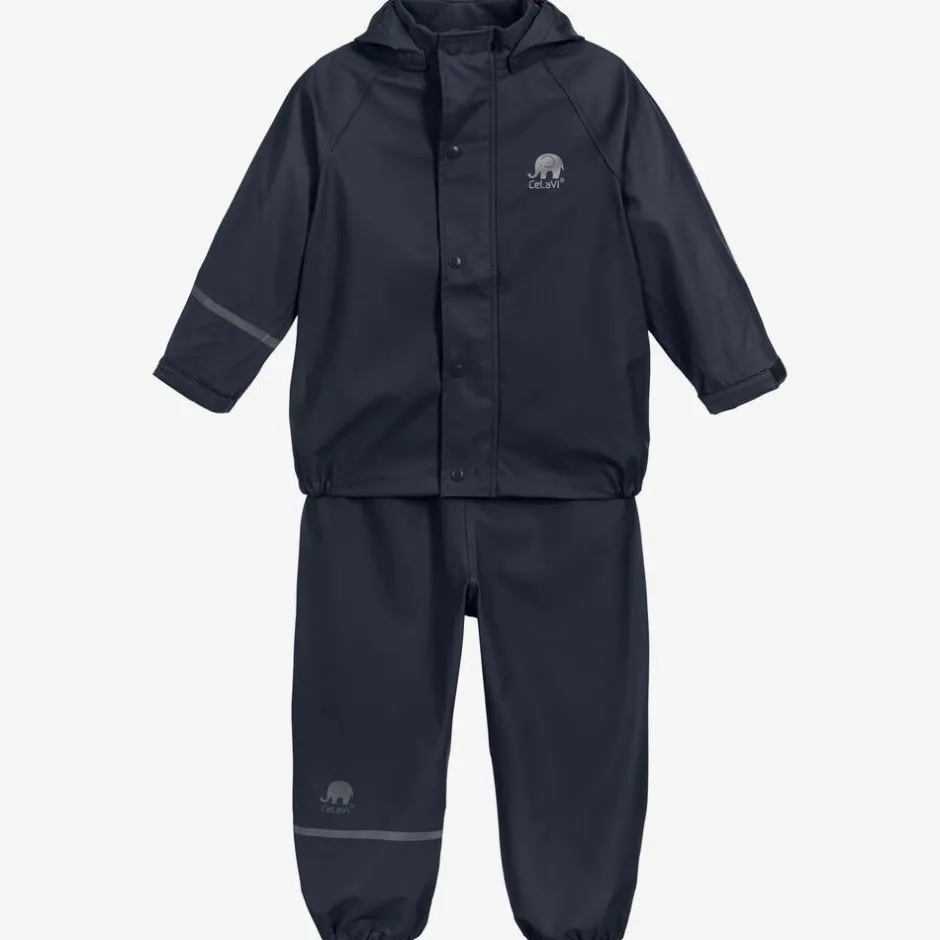 CeLaVi Navy Blue 2 Piece Rainsuit Outlet