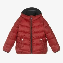Töastie Navy Blue & Red Reversible Puffer Jacket Clearance
