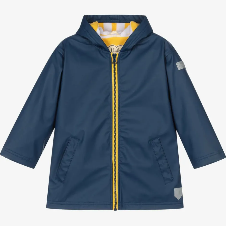Hatley Navy Blue & Yellow Raincoat Discount