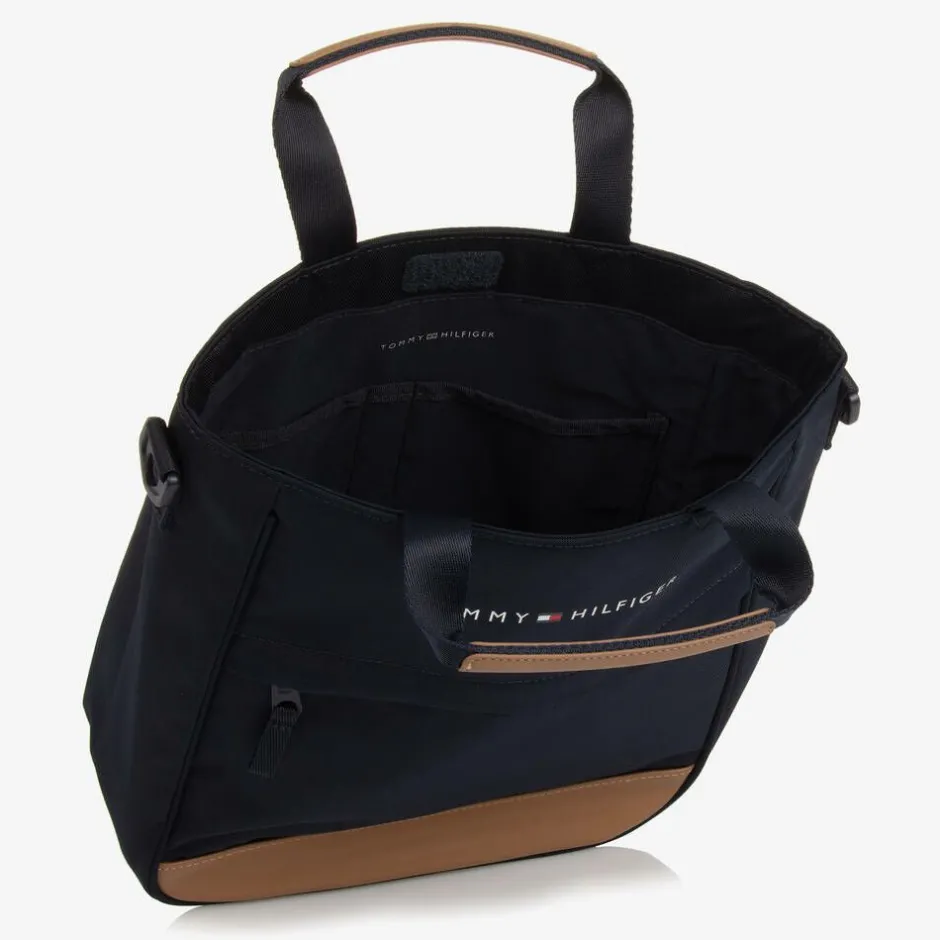 Tommy Hilfiger Navy Blue Canvas Bag (29cm) New
