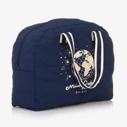 Mini Rodini Navy Blue Canvas Sports Bag (48cm) Online