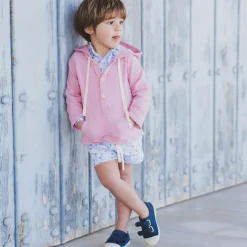 Pisamonas Navy Blue Canvas Velcro Trainers Outlet