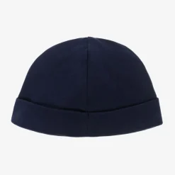 Ralph Lauren Navy Blue Cotton Baby Hat Discount