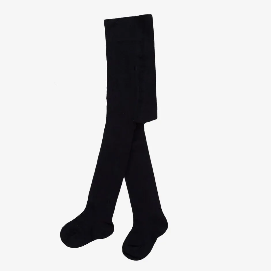 Falke Navy Blue Cotton Baby Tights Best