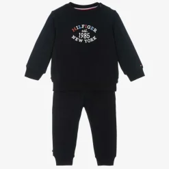 Tommy Hilfiger Navy Blue Cotton Baby Tracksuit Clearance