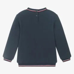 Tartine et Chocolat Navy Blue Cotton Eiffel Tower Sweatshirt Hot