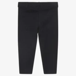 Moncler Enfant Navy Blue Cotton Leggings Best