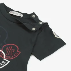 Moncler Enfant Navy Blue Cotton T-Shirt Best