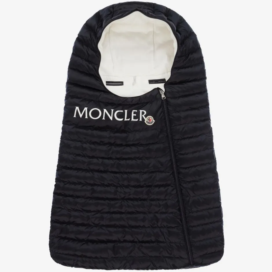 Moncler Enfant Navy Blue Down Padded Nest (68cm) Clearance