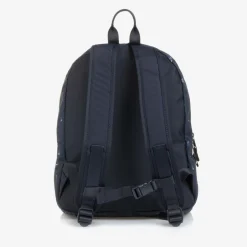 Tommy Hilfiger Navy Blue Flags Canvas Backpack (40cm)