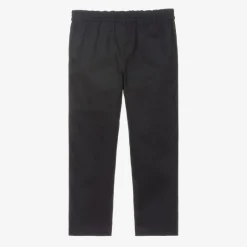 Gucci Navy Blue Gabardine Trousers Outlet