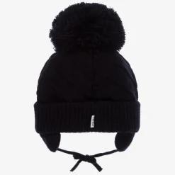 Sätila of Sweden Navy Blue Jim Giant Pom-Pom Hat Hot