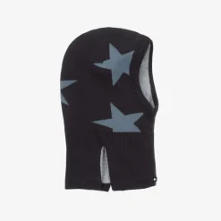 Molo Navy Blue Knitted Star Balaclava DarkNight Clearance