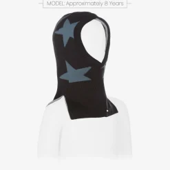 Molo Navy Blue Knitted Star Balaclava DarkNight Clearance