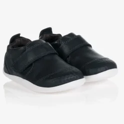 Bobux Xplorer Navy Blue Leather Baby Trainers Discount