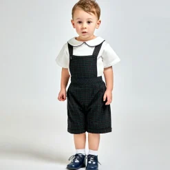 Childrens Classics Navy Blue Leather Shoes Online