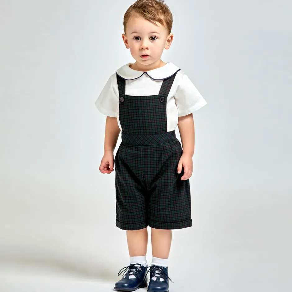 Childrens Classics Navy Blue Leather Shoes Online