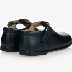 Early Days Navy Blue Leather Shoes