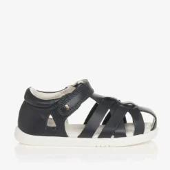 Bobux IWalk Navy Blue Leather Velcro Sandals Sale