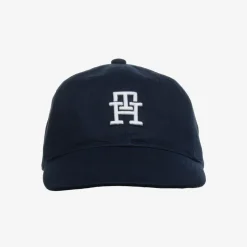 Tommy Hilfiger Navy Blue Linen Cap Online