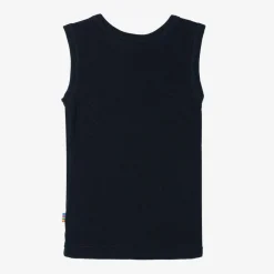 Joha Navy Blue Merino Wool Vest Online