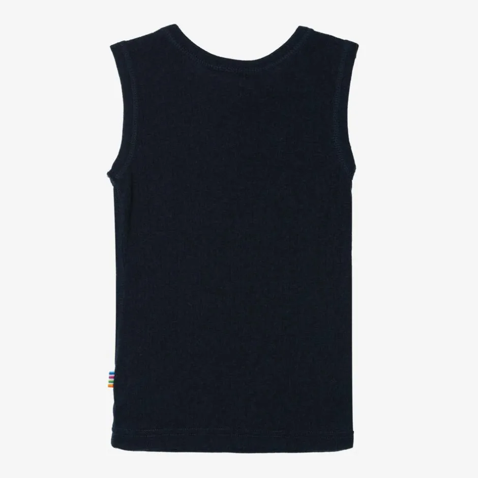 Joha Navy Blue Merino Wool Vest Online