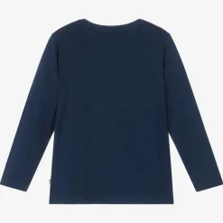 Joha Navy Blue Organic Bamboo Top Outlet