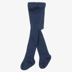 Mayoral Navy Blue Organic Cotton Baby Tights Discount