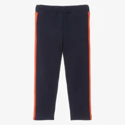 Mini Rodini Navy Blue Organic Cotton Joggers