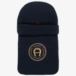 AIGNER Navy Blue Pima Cotton Nest (73cm) Online
