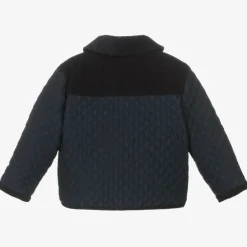 Beatrice amp; George Navy Blue Quilted Jacket Online