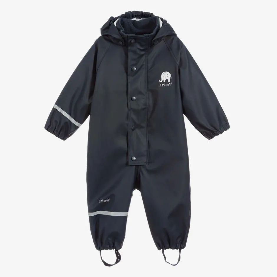CeLaVi Navy Blue Rainsuit Clearance