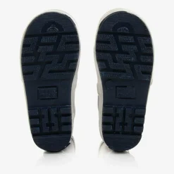 Playshoes Navy Blue Reflective Rain Boots Best