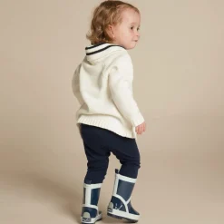 Playshoes Navy Blue Reflective Rain Boots Best