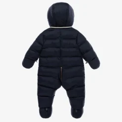 Tartine et Chocolat Navy Blue Reversible Baby Snowsuit Clearance
