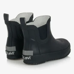 CeLaVi Navy Blue Short Rain Boots Sale