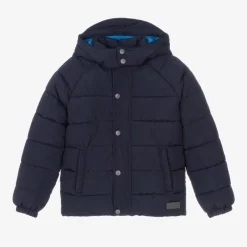 Mitty James Navy Blue Showerproof Puffer Coat Hot