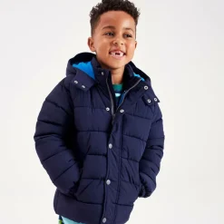 Mitty James Navy Blue Showerproof Puffer Coat Hot