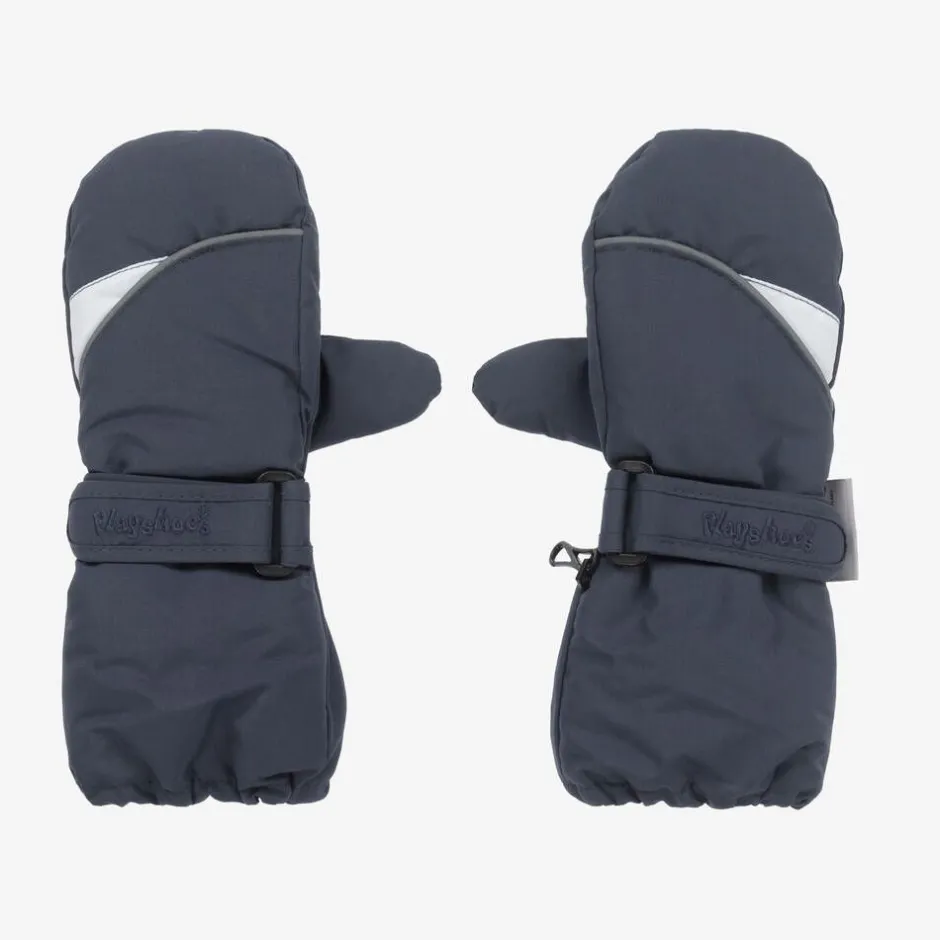 Playshoes Navy Blue Ski Mittens