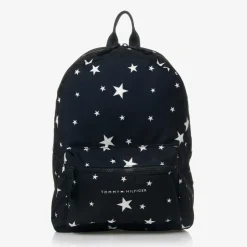 Tommy Hilfiger Navy Blue Stars Canvas Backpack (38cm) New