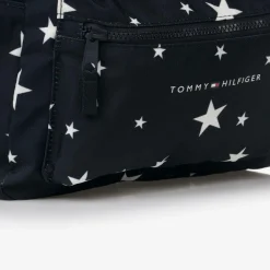 Tommy Hilfiger Navy Blue Stars Canvas Backpack (38cm) New