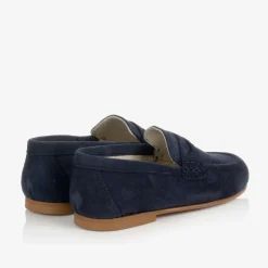 Childrens Classics Navy Blue Suede Shoes Sale