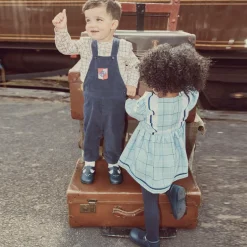 Early Days Navy Blue T-Bar Shoes New
