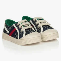 Gucci Navy Blue Tennis 1977 Trainers Hot