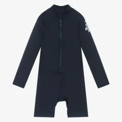 Vilebrequin Navy Blue Turtle Print Sun Suit (UPF50+) Outlet