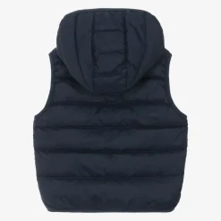KENZO KIDS Navy Blue Varsity Tiger Down Gilet Discount