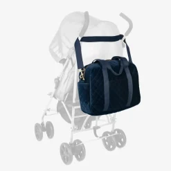 Milledeux Navy Blue Velvet Changing Bag (45cm) Outlet